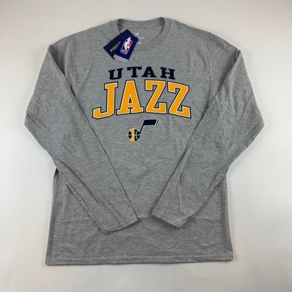 Fanatics Other - Utah Jazz NBA Gray Fanatics Long Sleeve Shirt